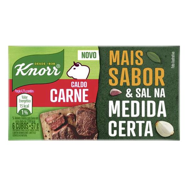 Caldo Carne Knorr Caixa 57g Caldo Carne Knorr Caixa 57g