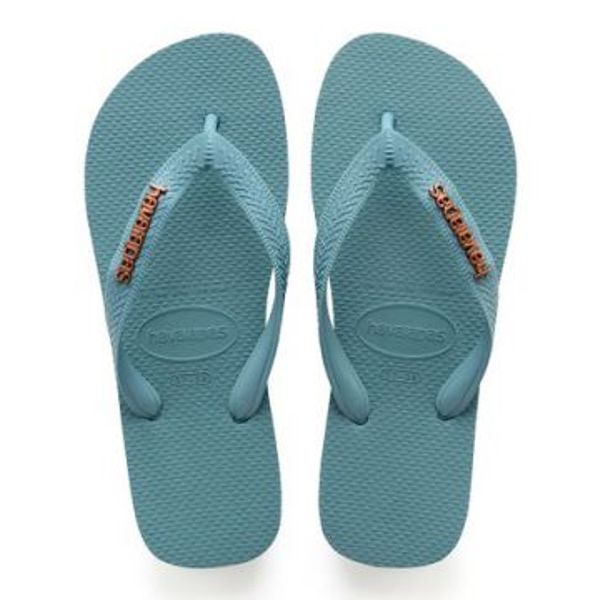 Sandália HAVAIANAS Top Metallic Azul Mineral Nº34
