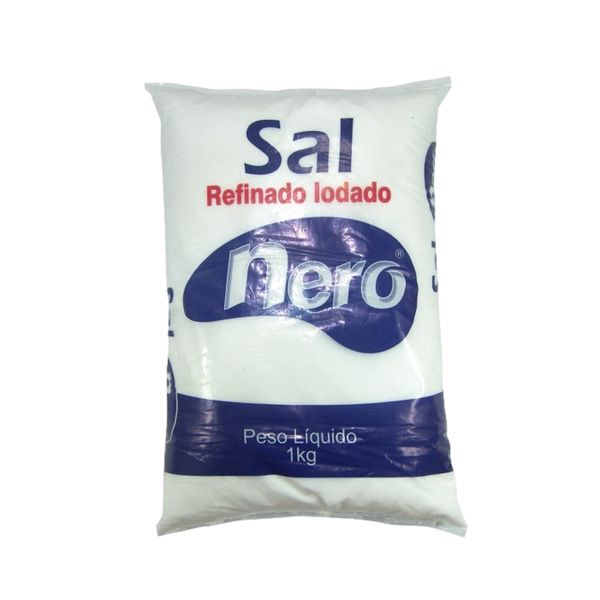 Sal Refinado Nero Pacote 1kg