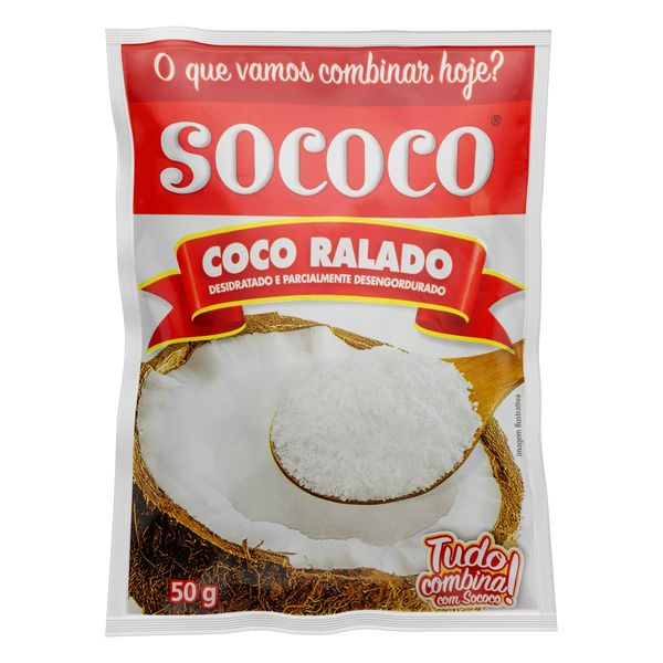 Coco Ralado SOCOCO Pacote 50g