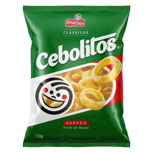 Salgadinho de Milho Elma Chips Cebolitos Clássicos Pacote 110g