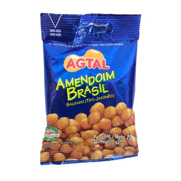 Amendoim Brasil Agtal Pacote 70g