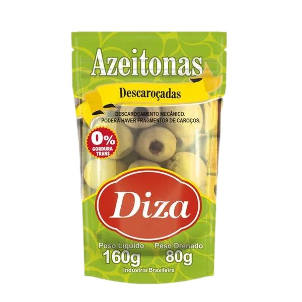 Azeitona Sem Caroço Diza Sachê 80g Azeitona Sem Caroço Diza Sachê 80g