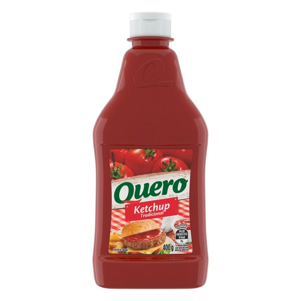 Ketchup Tradicional QUERO Squeeze 400g