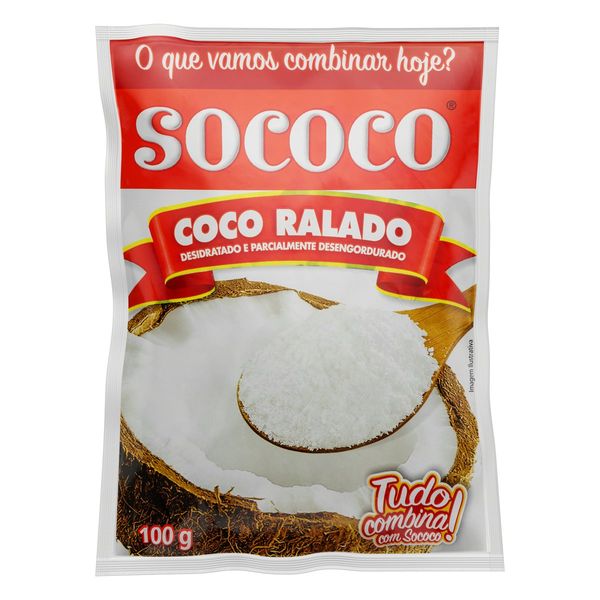 Coco Ralado SOCOCO Pacote 100g