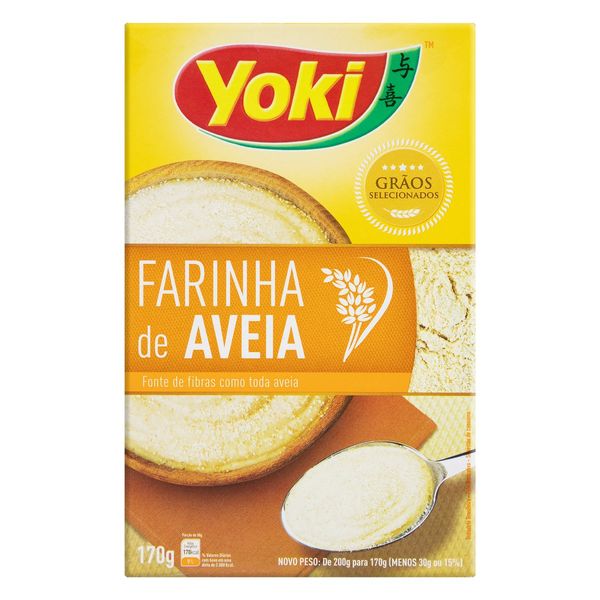 Farinha de Aveia Yoki Caixa 170g Farinha de Aveia Yoki Caixa 170g
