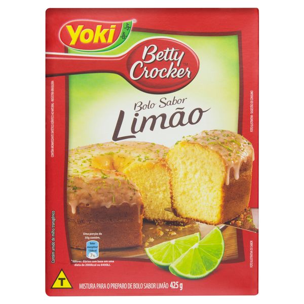 Mistura para Bolo Limão Yoki Betty Crocker Caixa 425g