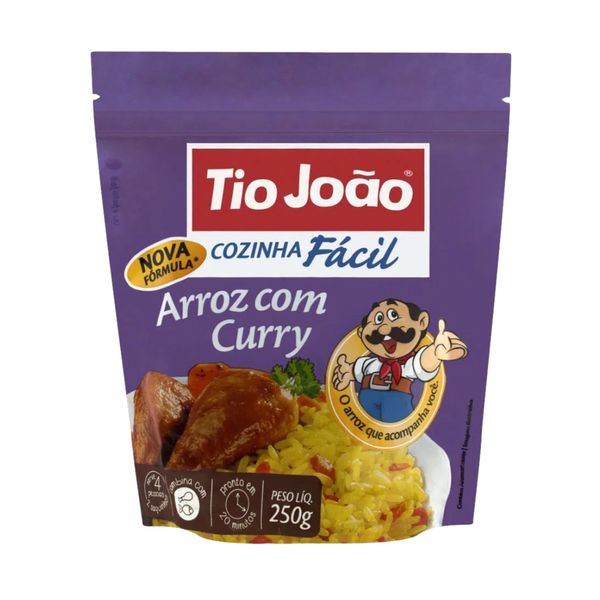 Arroz Cozinha Fácil Curry Tio João Pacote 250g Arroz Cozinha Fácil Curry Tio João Pacote 250g