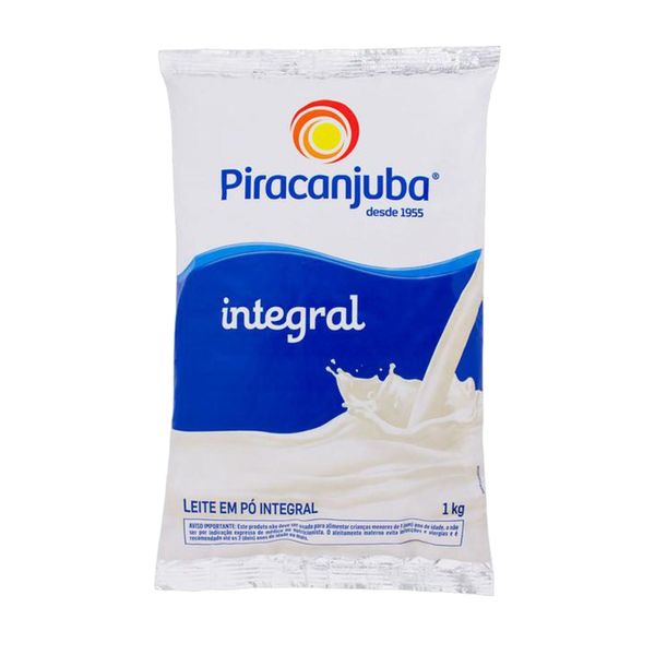 Leite Pó Piracanjuba Integral Pacote 1kg