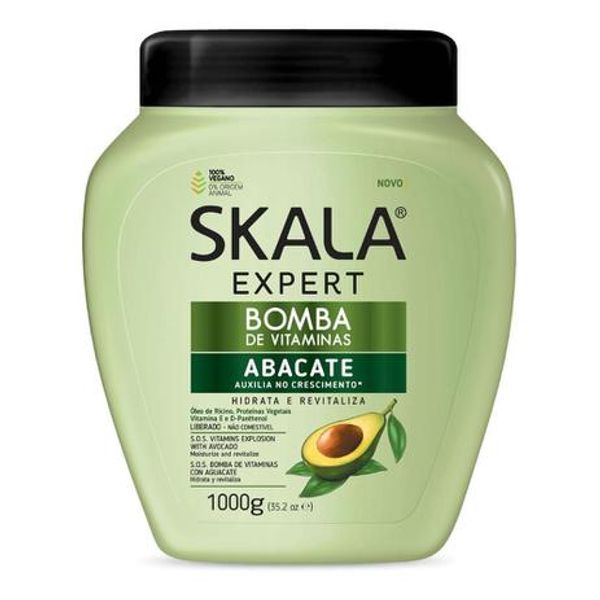 Creme de Tratamento SKALA Expert Bomba de Vitaminas Abacate Pote 1kg