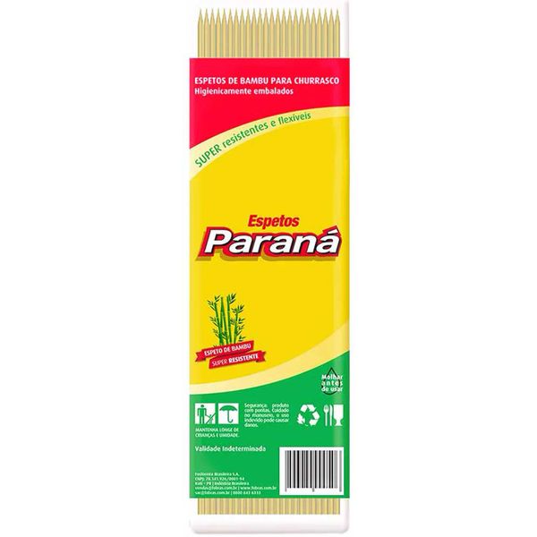 Espeto de Bambu PARANÁ Pacote 50un Espeto de Bambu PARANÁ Pacote 50un
