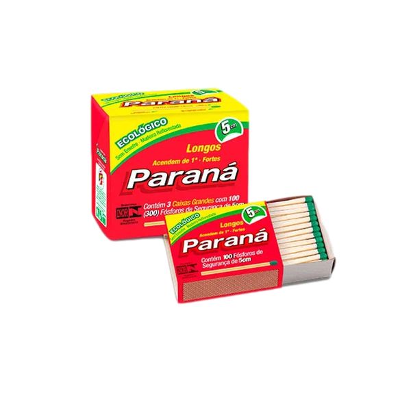 Fósforo PARANÁ Família Ecológico 100un Fósforo PARANÁ Família Ecológico 100un