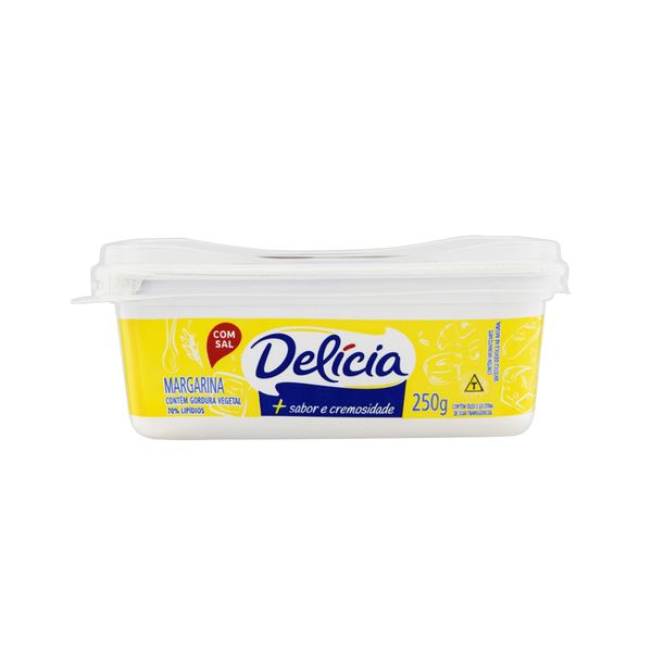 Margarina com Sal DELÍCIA Cremosa Pote 250g