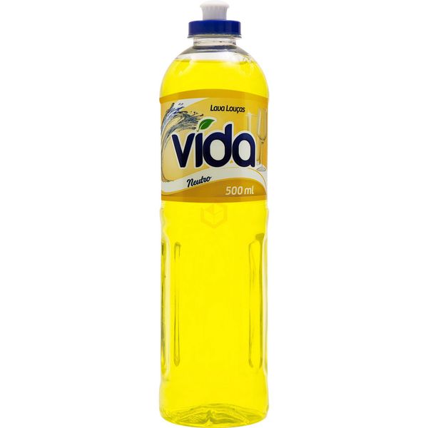 Detergente Líquido VIDA Neutro Frasco 500ml