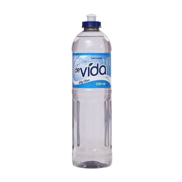 Detergente Líquido VIDA Clear Frasco 500ml