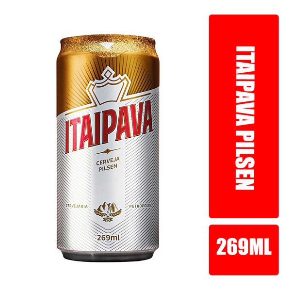 Cerveja ITAIPAVA Pilsen Lata 269ml