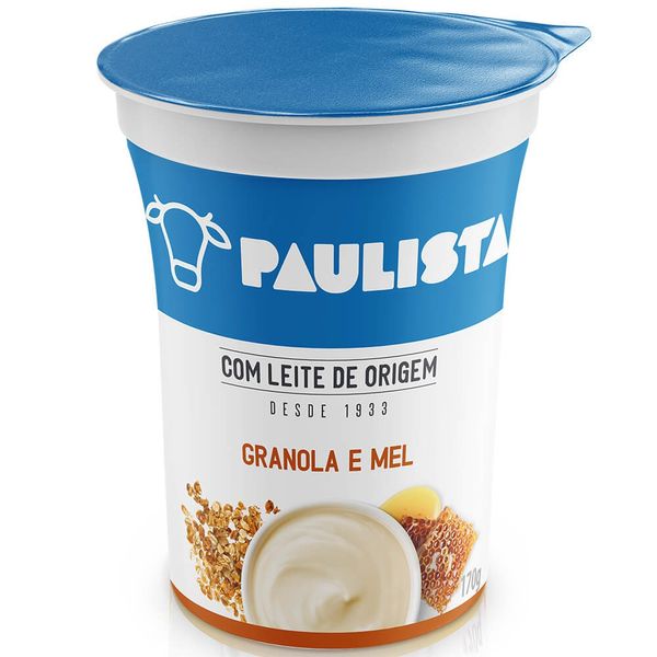 Iogurte PAULISTA Granola Mel Copo 150g