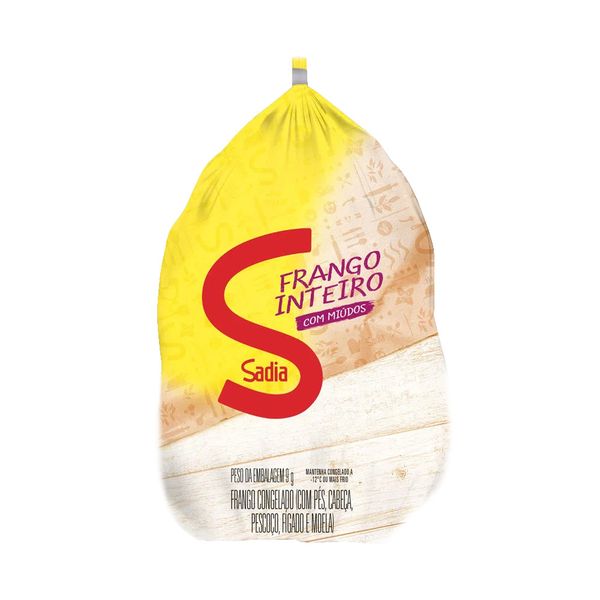 Frango Inteiro com Miúdos SADIA Congelado 2,4kg