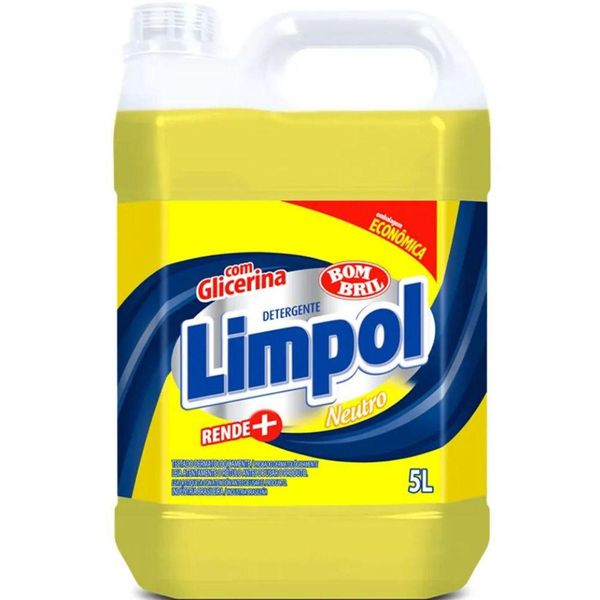 Detergente Líquido LIMPOL Neutro Galão 5L
