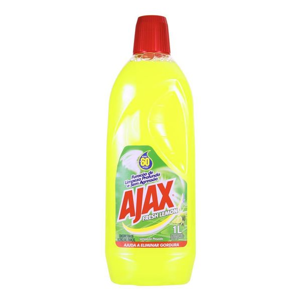 Limpador Ajax Fresh Limão Frasco 1L