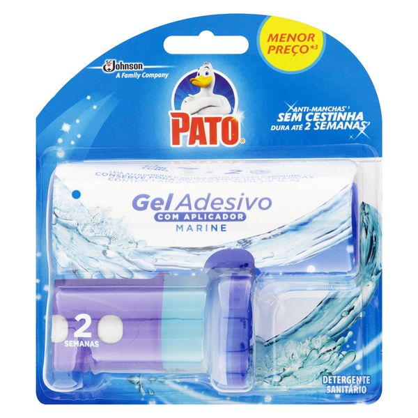 Detergente Sanitário Gel Adesivo com Aplicador Marine Pato 12,7g