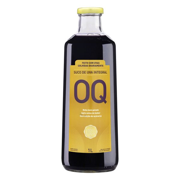 Suco Integral OQ Garrafa 1L Suco Integral OQ Garrafa 1L