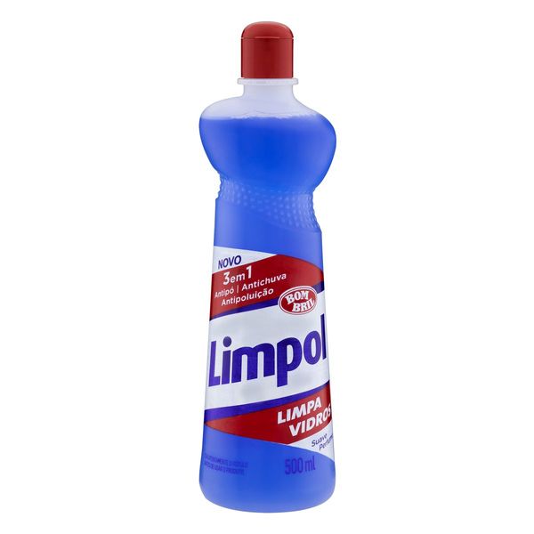 Limpa-Vidro Líquido Suave LIMPOL Squeeze 500ml