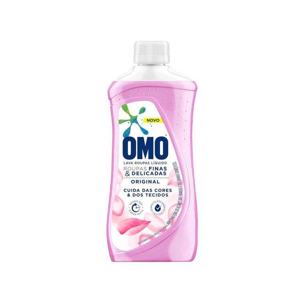 Detergente Líquido OMO Roupas Finas e Delicadas Original Frasco 450ml Detergente Líquido OMO Roupas Finas e Delicadas Original Frasco 450ml