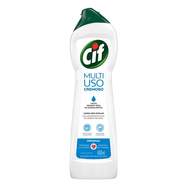 Saponáceo Cremoso Multiuso Original Cif Squeeze 450ml Saponáceo Cremoso Multiuso Original Cif Squeeze 450ml