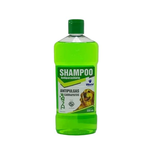 Shampoo Antiparasitário para Cães DUGS Antipulgas Carrapatos Frasco 500ml
