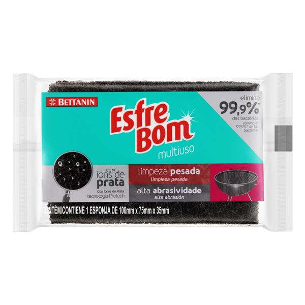 Esponja Limpeza Pesada Esfre Bom 1un Esponja Limpeza Pesada Esfre Bom 1un
