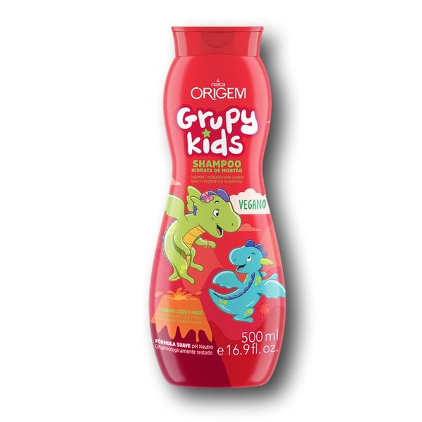 Shampoo Infantil Grupy Kids Hidrata de Montão Origem Frasco 500ml