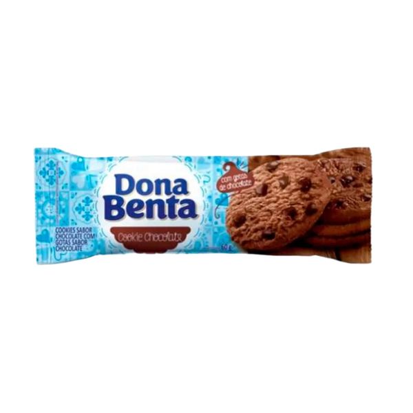 Biscoito Cookies Dona Benta Chocolate 60g
