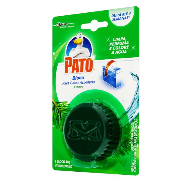 Detergente Sanitário Bloco para Caixa Acoplada Pinho Pato 40g Detergente Sanitário Bloco para Caixa Acoplada Pinho Pato 40g