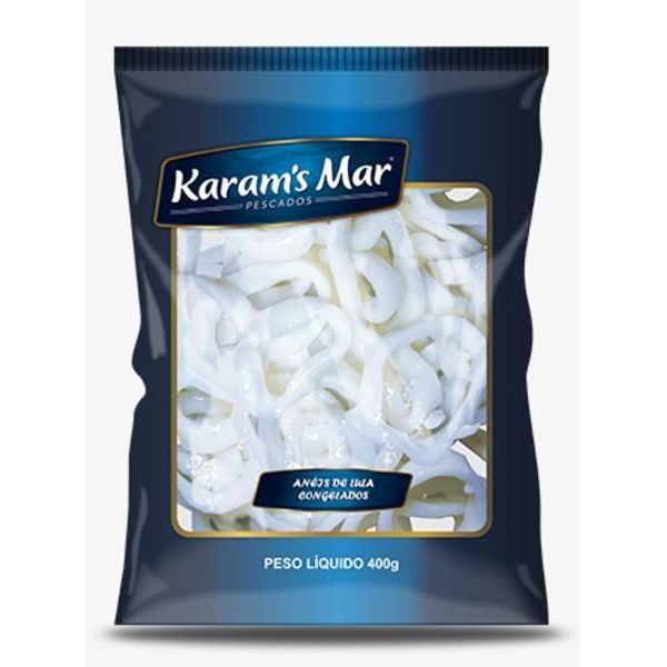Anéis Lula KARAMS Pacote 400g Anéis Lula KARAMS Pacote 400g