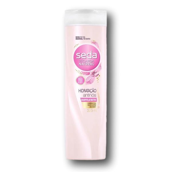 Shampoo Recarga Natural Hidratação Anti nós Seda Frasco 325ml