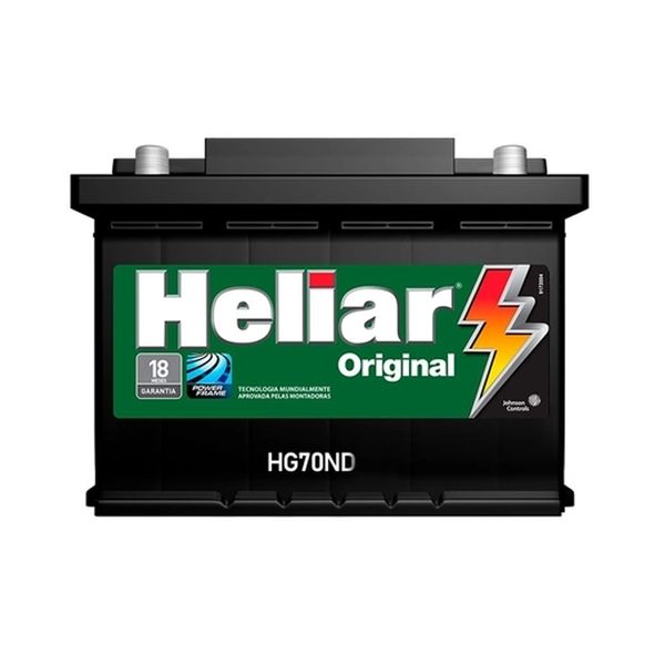 Bateria Automotiva HELIAR HG70ND