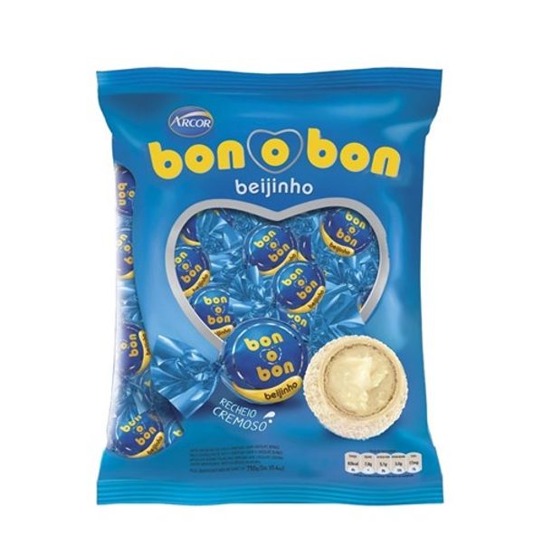 Bombom Bon o Bon Beijinho Pacote 750g