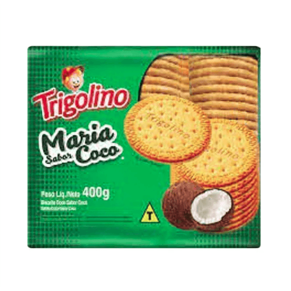 Biscoito Maria TRIGOLINO Coco Pacote 400g