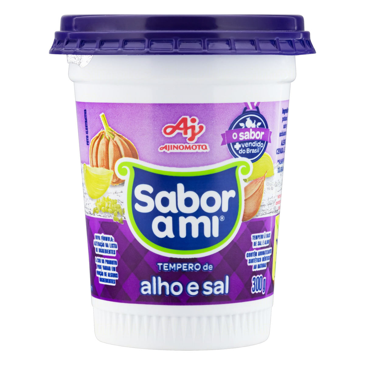 Tempero Alho e Sal Sabor ami Pote 300g