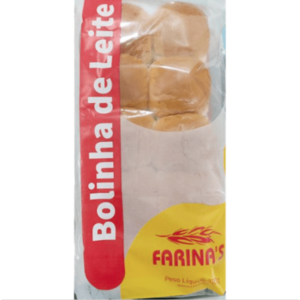 Pão Bolinha de Leite Farinas Pacote 310g