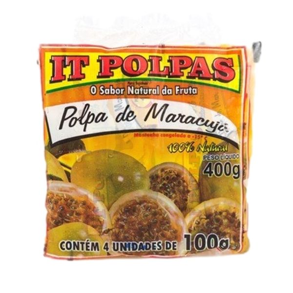 Polpa de Maracujá IT POLPAS Pacote 400g