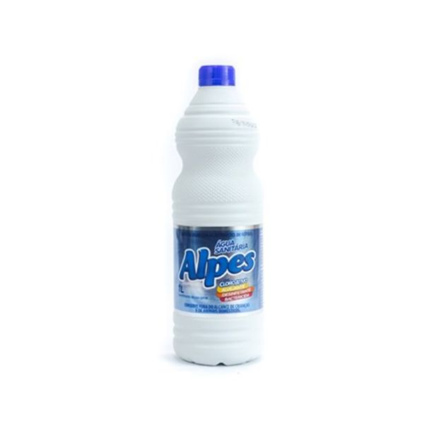 Água Sanitária ALPES Garrafa 1L Água Sanitária ALPES Garrafa 1L