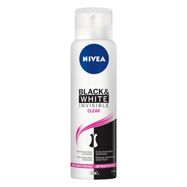 Desodorante NIVEA Invisible For Black & White Clear 150ml