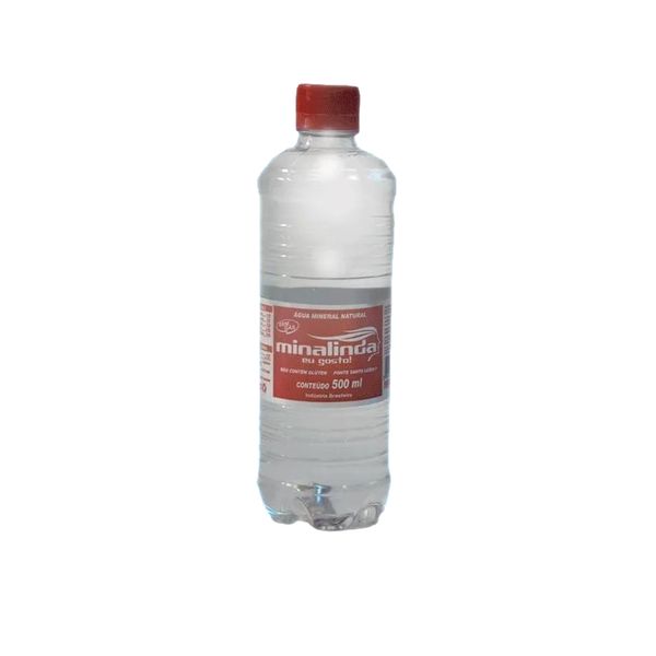 Água Mineral MINALINDA Com Gás 500ml