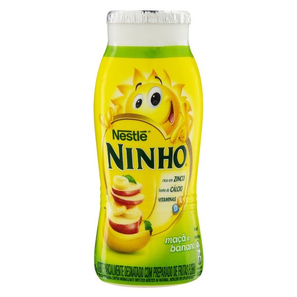 Bebida Láctea com Iogurte de Maça e Banana Ninho 170g Bebida Láctea com Iogurte de  Maça e Banana Ninho 170g
