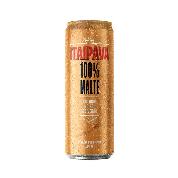 Cerveja Puro Malte ITAIPAVA 100% Malte Lata 269ml