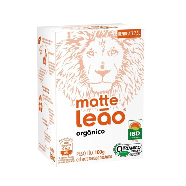 Chá LEÃO Matte Orgânico Caixa 100g