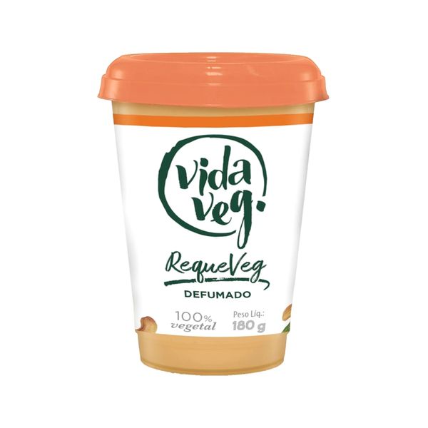Requeijão Vegano VIDA VEG Defumado Pote 180g Requeijão Vegano VIDA VEG Defumado Pote 180g