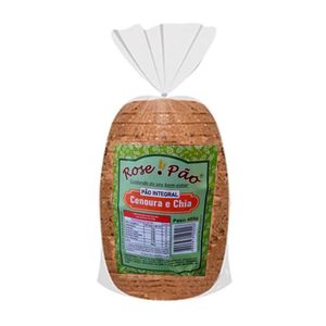 Pão de Forma ROSE PÃO Integral Cenoura e Chia
